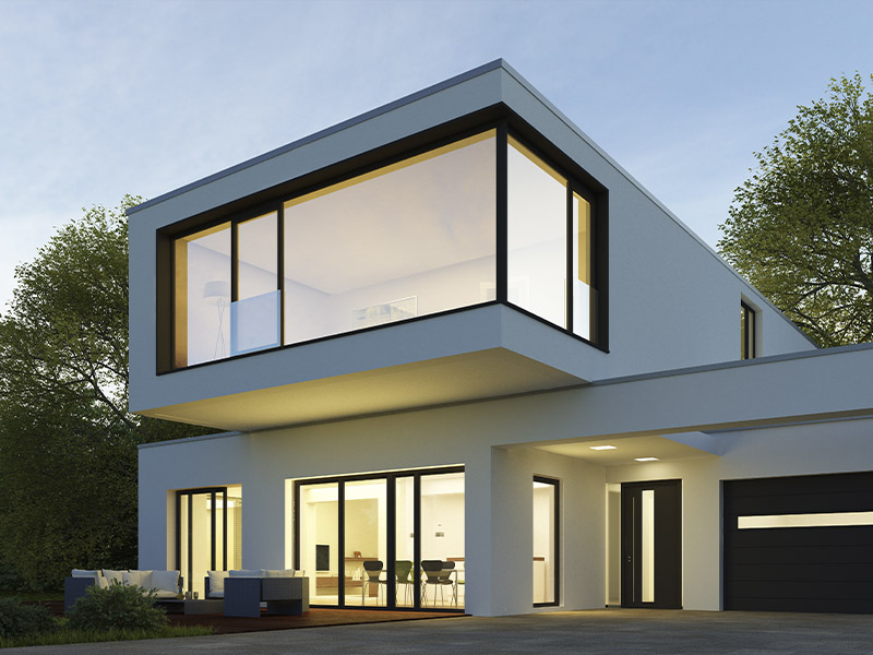Casa com design moderno
